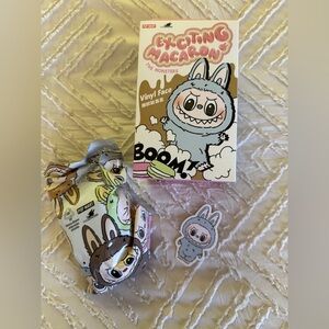 Pop Mart “Sea Salt Coconut” Exciting Macaron Labubu